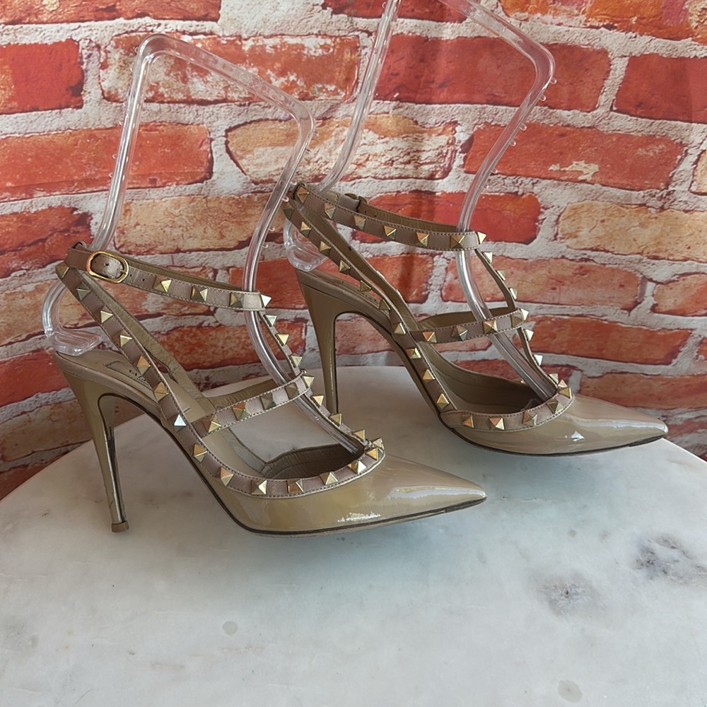 Valentino Rockstud Caged 100 patent pump, Authentic! - Picture 12 of 13